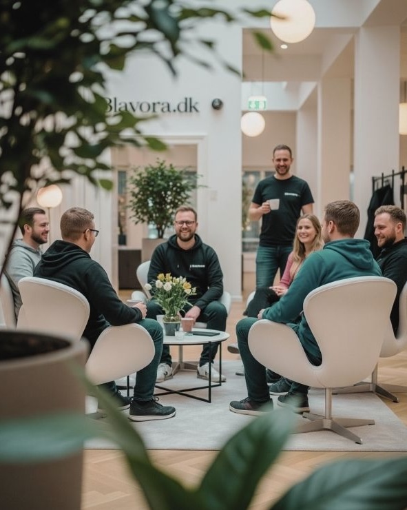 Medarbejder Blavora.dk frokost launch område – 1
